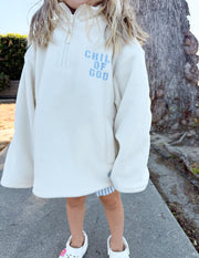 Child of God Fleece Kids Pullover Christian Children's Outerwear