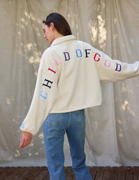 Child of God Fleece Women's Pullover Christian Jacket