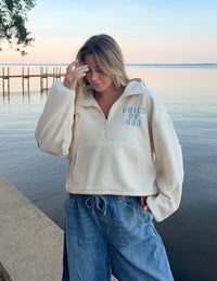 Child of God Fleece Women's Pullover Christian Jacket