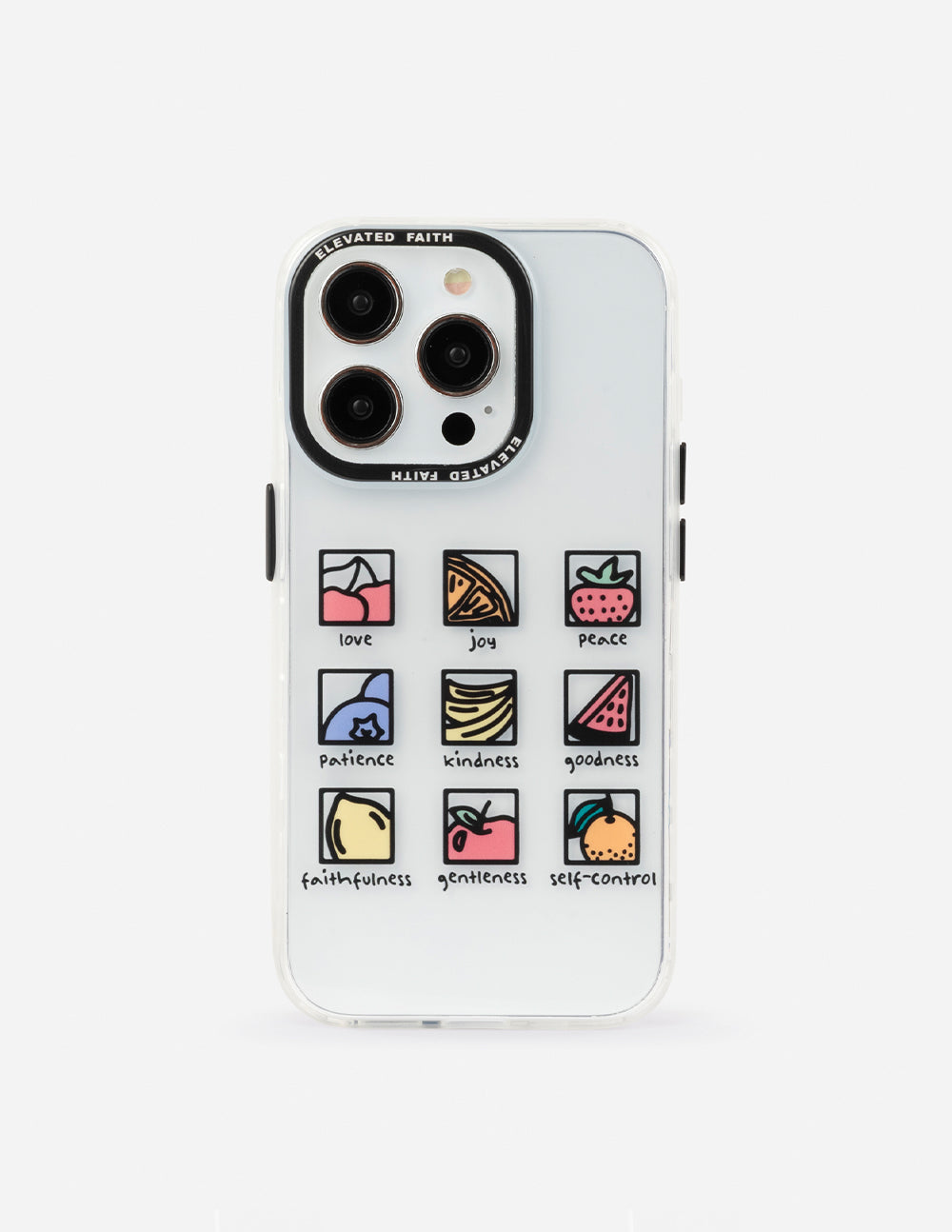 Elevated Faith Clear Fruit of the Spirit Phone Case iPhone 14 Pro Max Elevated Faith Clear Fruit of the Spirit Phone Case iPhone 14 Pro Max