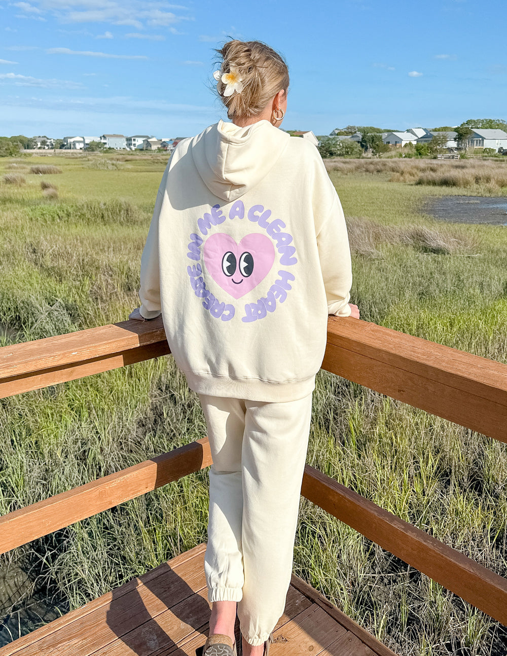 Create in Me a Clean Heart Hoodie | Christian Hoodies | Elevated Faith