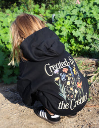 Created by the Creator Kids Hoodie Christian Sweatshirt