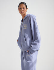 Created by the Creator Plum Full-Zip Hoodie Christian Jacket