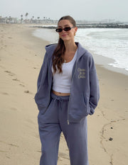 Created by the Creator Plum Full-Zip Hoodie Christian Jacket