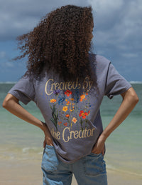 Created by the Creator Plum Unisex Tee Christian T-Shirt
