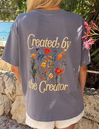 Created by the Creator Plum Unisex Tee