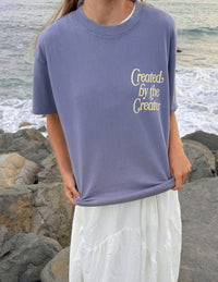 Created by the Creator Plum Unisex Tee Christian T-Shirt