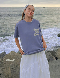 Created by the Creator Plum Unisex Tee Christian T-Shirt