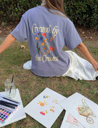 Created by the Creator Plum Unisex Tee Christian T-Shirt