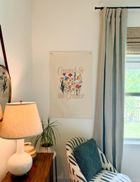 Created by the Creator Tapestry Christian Home Decor