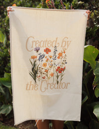 Created by the Creator Tapestry Christian Home Decor