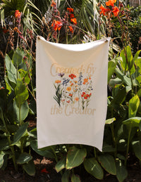 Created by the Creator Tapestry Christian Home Decor