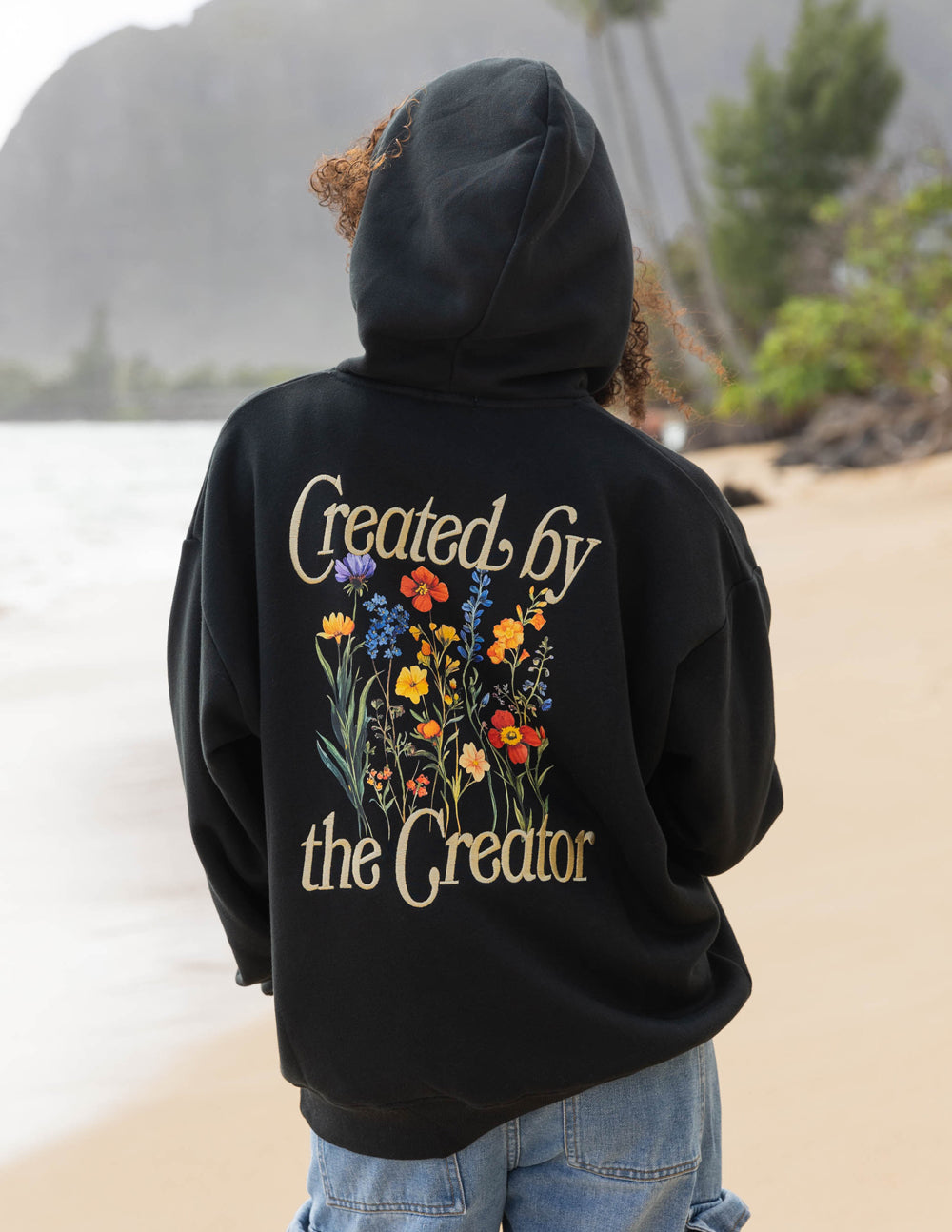 [完売品]CREEF hoodie ライトストーン付き Created-by-the-Creator-Unisex-