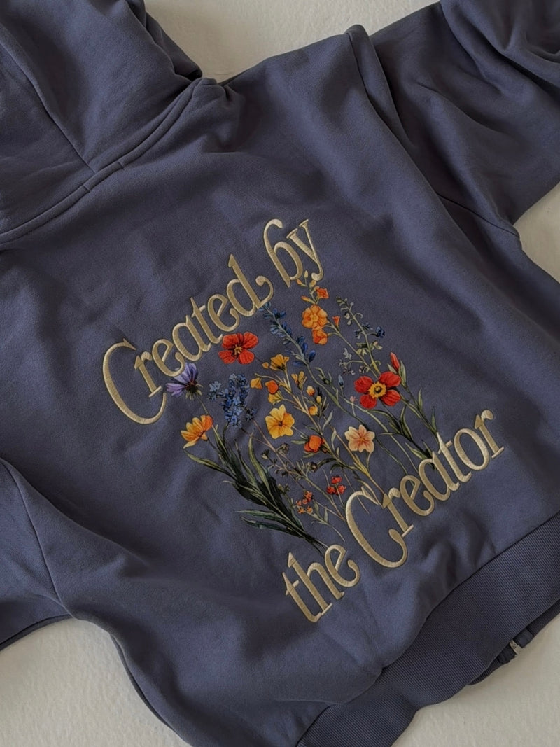 Created by the Creator Plum Full-Zip Hoodie