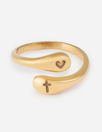 Cross Equals Love Ring Christian Jewelry