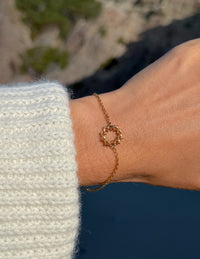 Crown of Thorns Link Bracelet Christian Jewelry