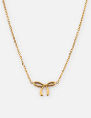 Dainty Bow Necklace Christian Jewelry