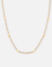 Dainty Heart Link Necklace Christian Jewelry