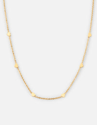 Dainty Heart Link Necklace Christian Jewelry
