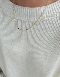 Dainty Heart Link Necklace Christian Jewelry