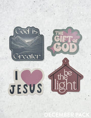 Elevated Faith Sticker Club