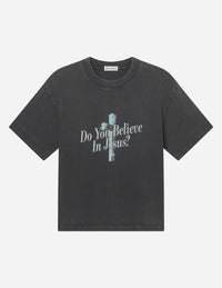 Do You Believe in Jesus Heavyweight Tee Christian Premium T-Shirt