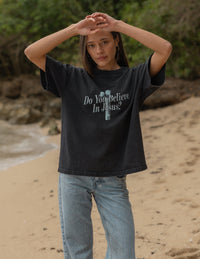 Do You Believe in Jesus Heavyweight Tee Christian Premium T-Shirt