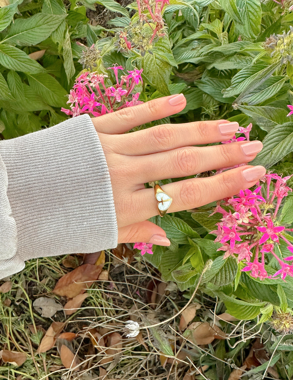Enamel Heart Cross Ring | Christian Rings | Jewelry | Elevated Faith