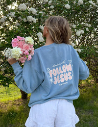 Follow Jesus Unisex Crewneck Christian Sweatshirt