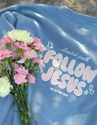 Follow Jesus Unisex Crewneck Christian Sweatshirt