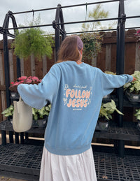 Follow Jesus Unisex Crewneck Christian Sweatshirt
