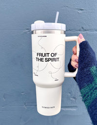 Fruit of the Spirit 20oz Glass Tumbler – Bibles and Coffee