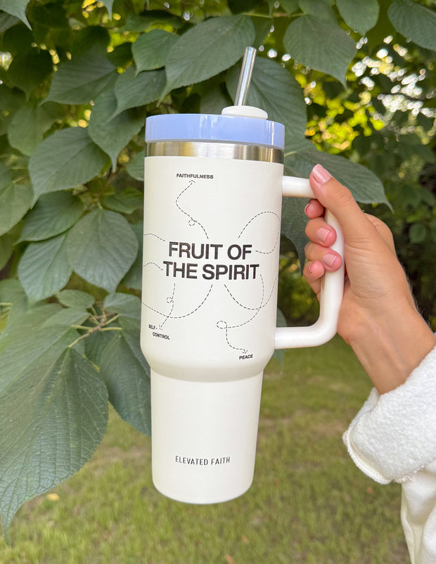 Fruit of the Spirit 40 oz Tumbler Christian Travel Mug
