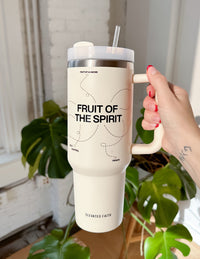 Fruit of the Spirit 20oz Glass Tumbler – Bibles and Coffee