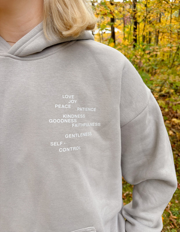 Fruit of the Spirit Grey Unisex Hoodie Christian Sweatshirt