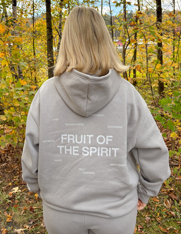 Fruit of the Spirit Grey Unisex Hoodie Christian Sweatshirt