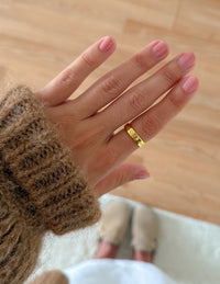 Gemstone Logo Ring Christian Jewelry