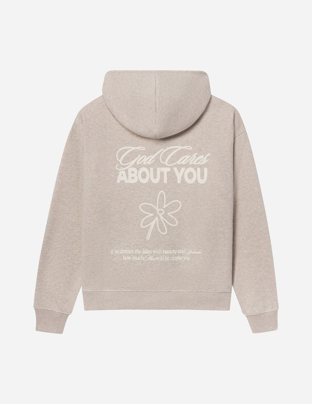 God Cares About You Unisex Hoodie Christian Sweatshirt