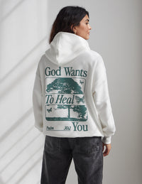 God Heals Unisex Hoodie Christian Sweatshirt