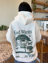 God Heals Unisex Hoodie Christian Sweatshirt