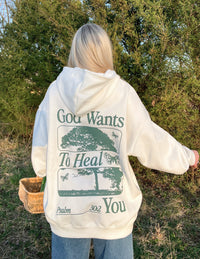God Heals Unisex Hoodie Christian Sweatshirt