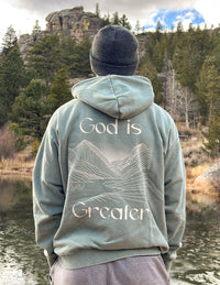 God Is Greater Unisex Hoodie Christian Sweatshirt