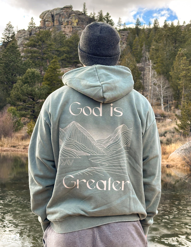 God Is Greater Unisex Hoodie Christian Sweatshirt