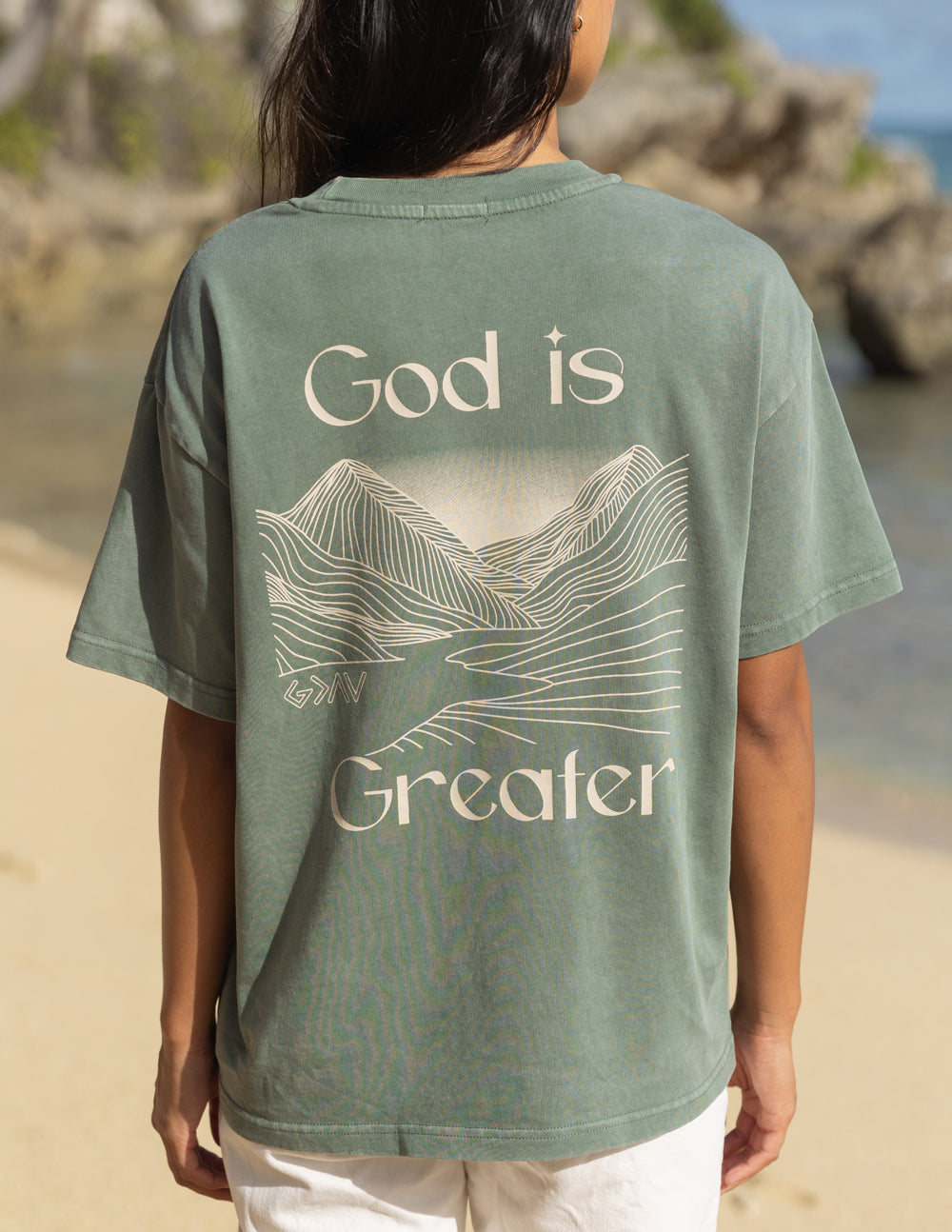 God Is Greater Unisex Tee Christian T-Shirts Elevated Faith