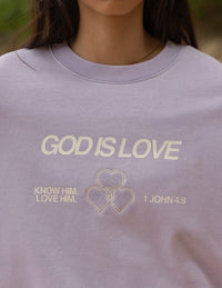 God Is Love Unisex Crewneck Christian Sweatshirt