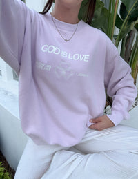 God Is Love Unisex Crewneck Christian Sweatshirt