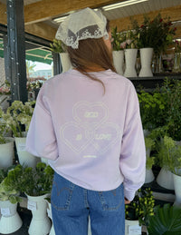 God Is Love Unisex Crewneck Christian Sweatshirt