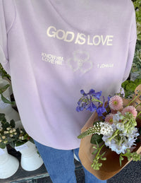 God Is Love Unisex Crewneck Christian Sweatshirt