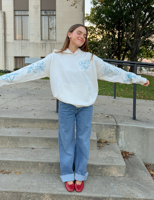 God Is Real Unisex Hoodie Christian Sweatshirt