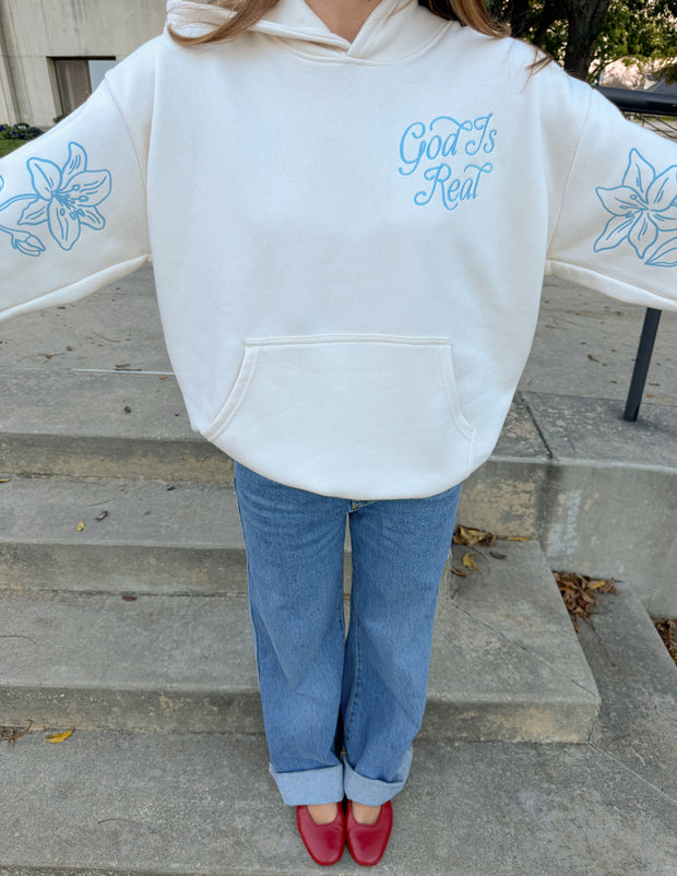 God Is Real Unisex Hoodie Christian Sweatshirt